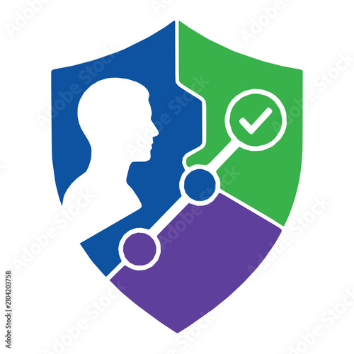 Simple digital identity verification shield shield fintech campaigns