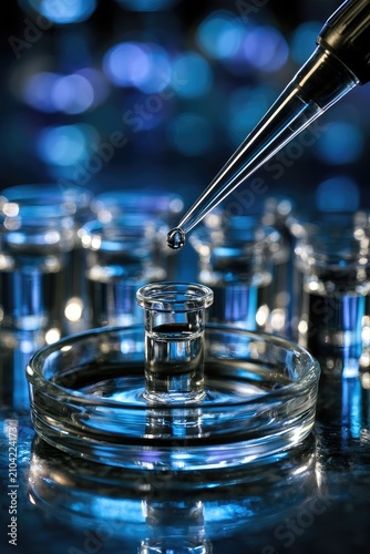 Captivating Science: The Precision of a Drop in a Lab Setting