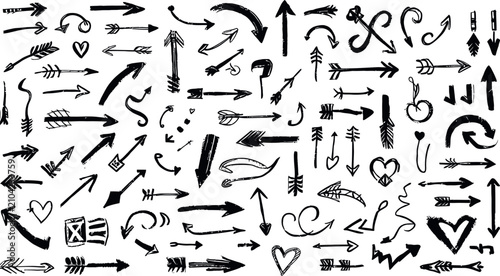 Vector icon collection design elements isolated graphic resource set for interface branding and creative projects
