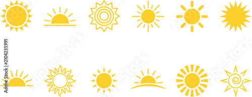 Vector icon collection design elements isolated graphic resource set for interface branding and creative projects