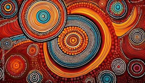 abstract indigenous australian dot painting art pattern aboriginal culture inspired design.jpg