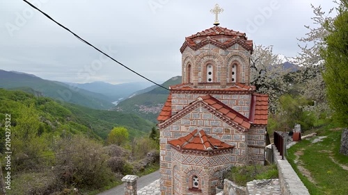 Orthodox stone church in the Galicnik village in Macedonia