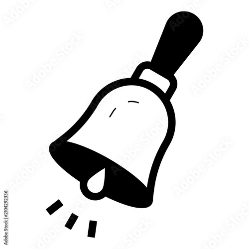 Fotografia handbell icon