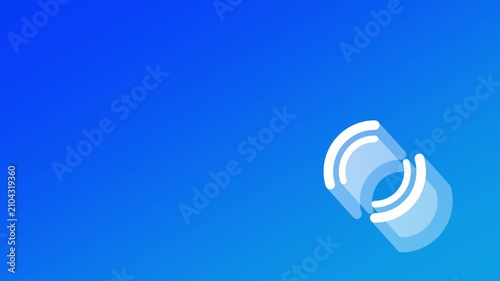 seamless looping abstract futuristic background with a glowing sphere, smooth waves, and dynamic light effects, ideal for technology, science, and corporate presentations