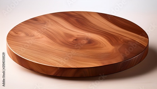 Round Cherry Wood Tabletop Cherry Wood Texture Desktop Background Element