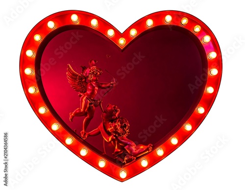 Cupid Heart Shape Lamp.