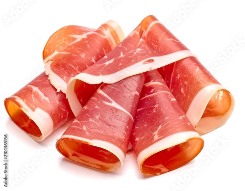 Cured Ham Slices.