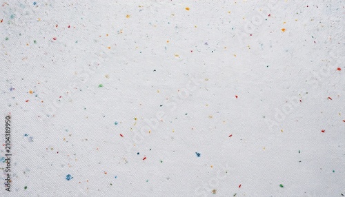 White Textured Paper Background With Small Colored Flecks And Subtle Noise Grainy Speckle Surface For Artistic Design And Decorative Overlay