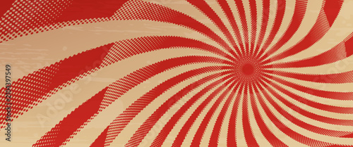 Cuadro en lienzo large red and white japansese rising sun