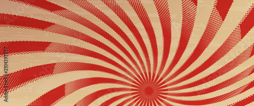 Cuadro en lienzo large red and white japansese rising sun