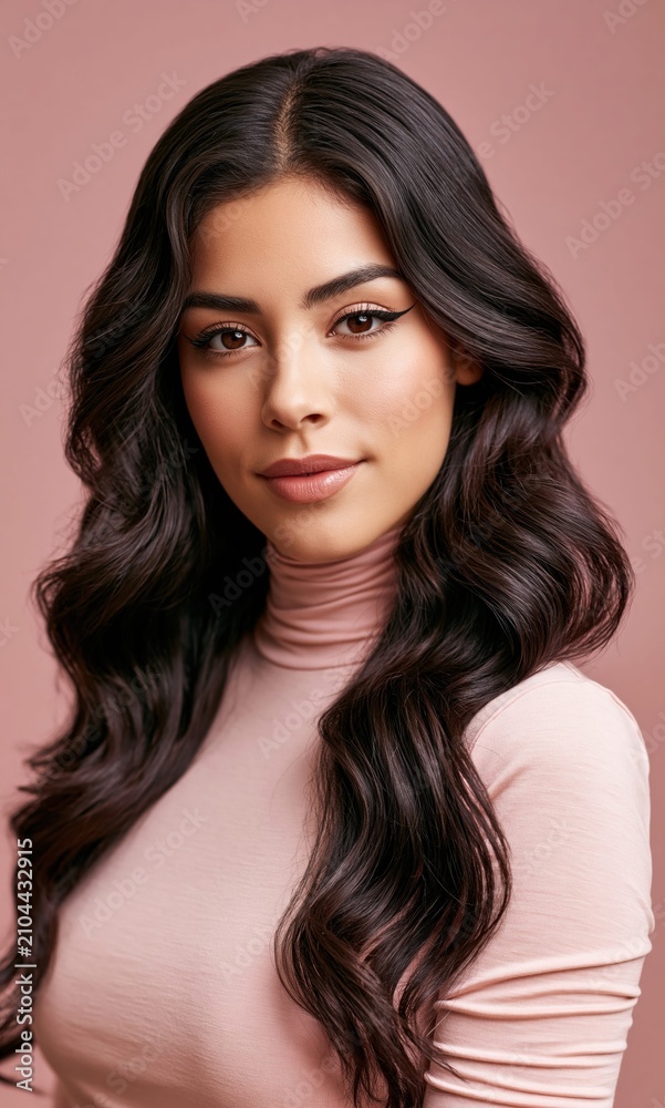 Fototapeta premium Elegant portrait of a stunning young woman