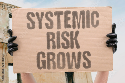 Foto "Systemic Risk Grows" Danger expands when banks connect tightly