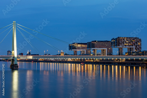 Cologne at blue hour, Germany