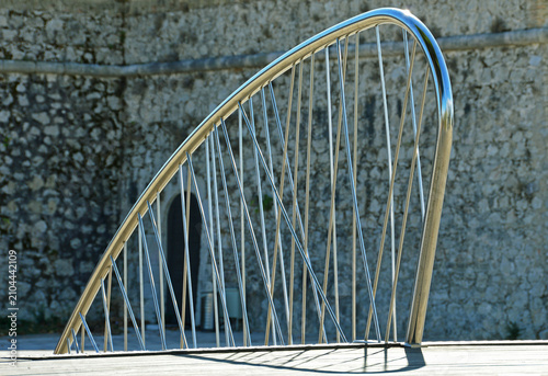 Metal railings