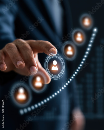 User Acquisition Growth on Digital Business Interface