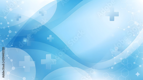 Abstract Blue Healthcare Medical Background