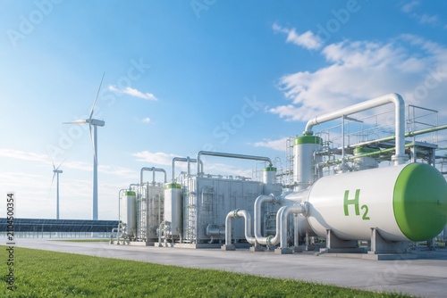 Green hydrogen production facility