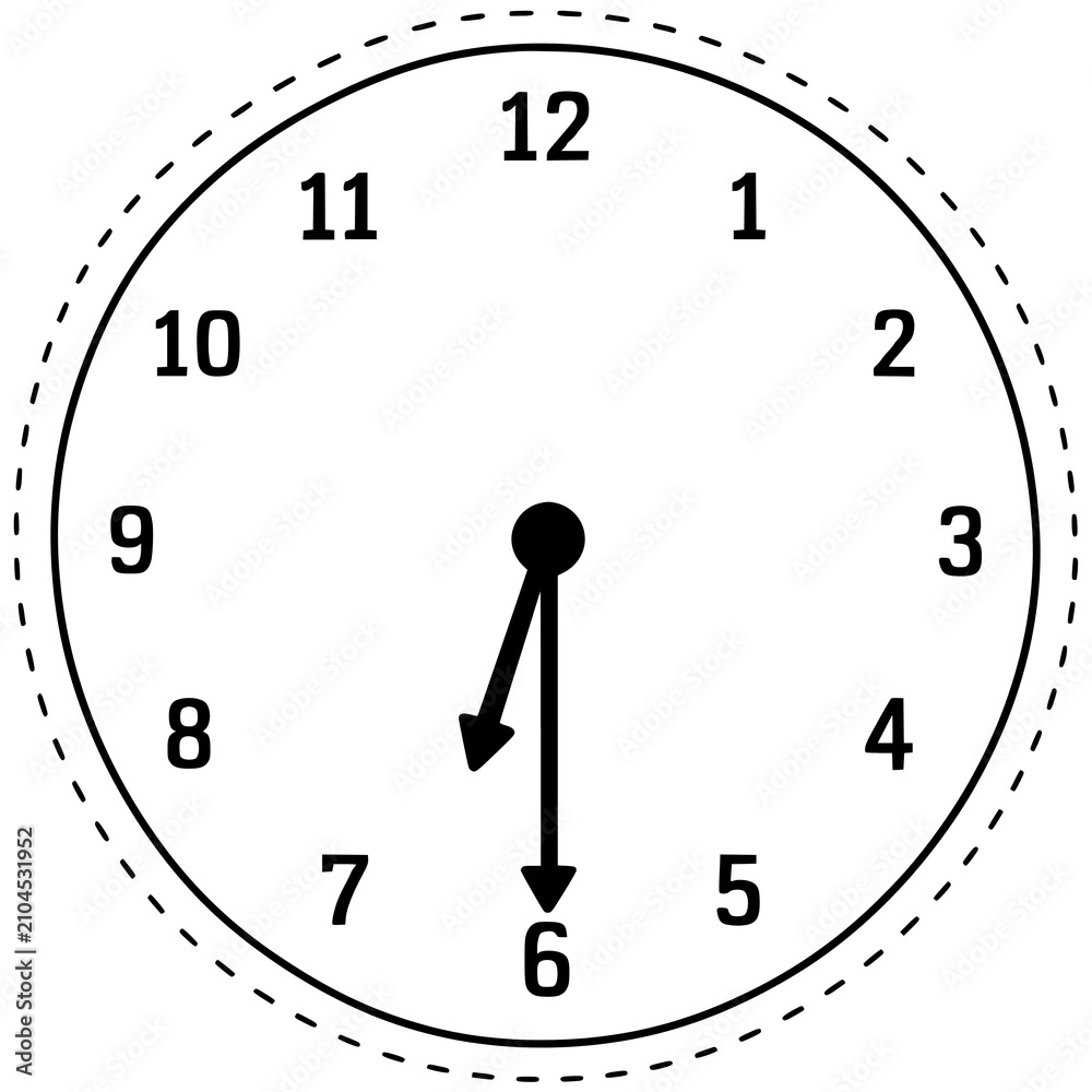 Fototapeta premium Clock Time Craft Elements PNG | Individual Transparent Analog Clock Clipart Showing Different Times, Telling Time Clock Faces, Math Center Activities, Classroom Learning Resources & Printable Educatio