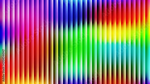 Bild auf Leinwand Gradient stripes create a rhythmic pattern of vertical light and deep chromatic saturation