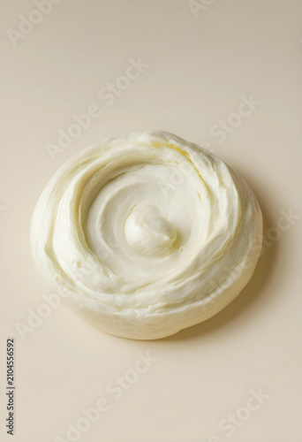 Close-up of fresh burrata c...