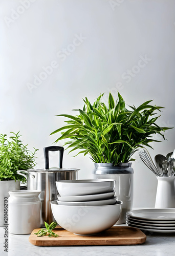 Modern Kitchen counter with...