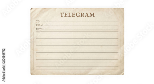 Old vintage paper sheet with lined texture for writing and calligraphy