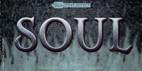 Obraz na płótnie Mystic Soul Spiritual Essence Typography Vector Fully Editable Smart Object Tex