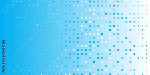 Cuadro en lienzo Abstract digital blue dots finance fintech techonology background