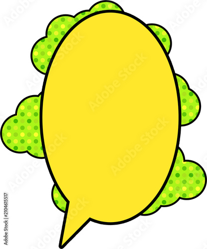 Colorful Patterned Speech Bubbles Set