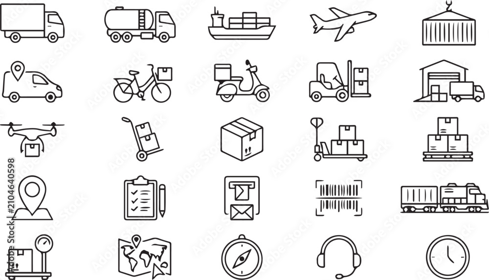 Fototapeta premium Logistics and transportation