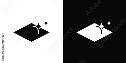 фотографія Clean surface icon outline clipart set. EPS10