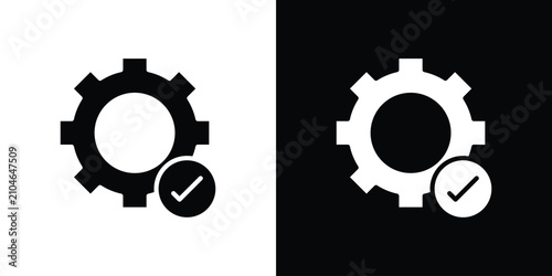 Φωτογραφία Easy installation icon outline clipart set. EPS10