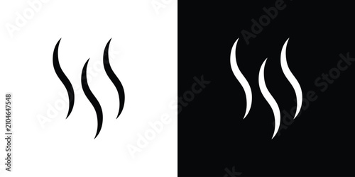 Fotografija Evaporation icon outline clipart set. EPS10