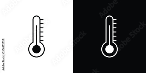 Canvastavla Temperature icon for creative designs