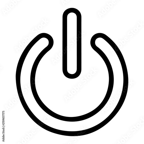 Fotografie Power Button and Turn On Off Icon