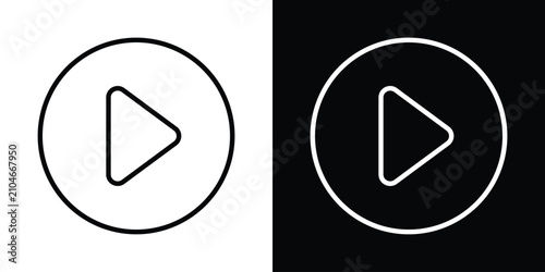 Foto Media play button icon