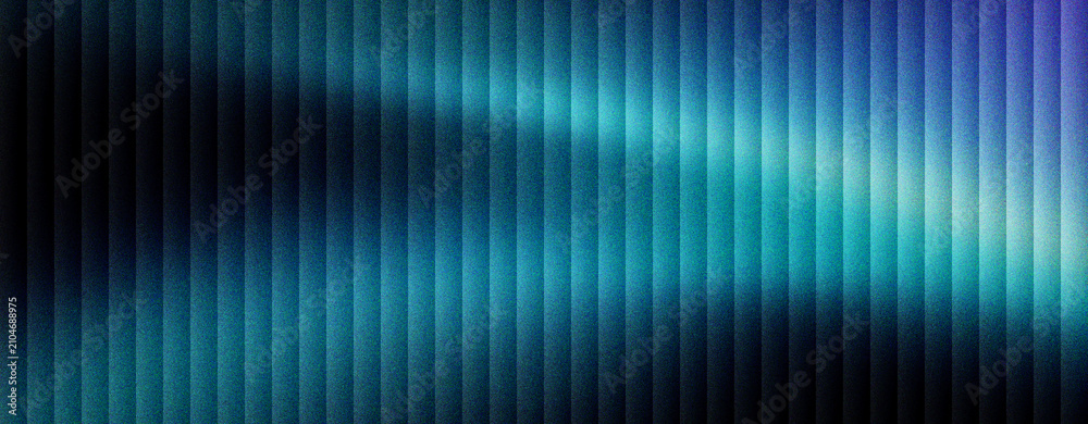 Obraz premium Abstract blue vertical lines background with soft light glow, modern dark teal geometric pattern with rhythmic stripes, elegant cyan gradient texture for professional corporate presentation.