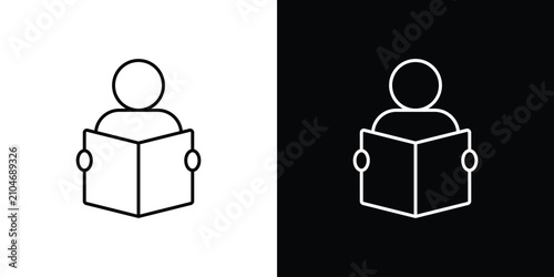 Photos Book open reader icon