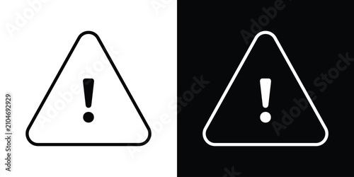 Bild auf Leinwand Caution Attention icon