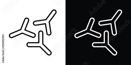 Fotografie Bifidobacterium probiotics icon