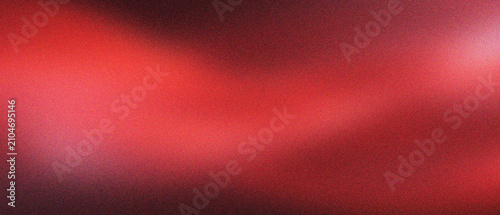 Obraz na plátně Abstract red gradient background with grainy texture and soft light