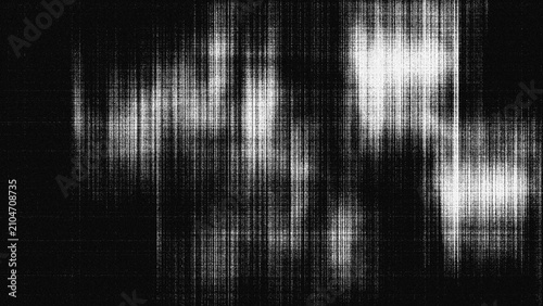 Cuadro en lienzo Abstract grunge glitch texture background with analog static distortion