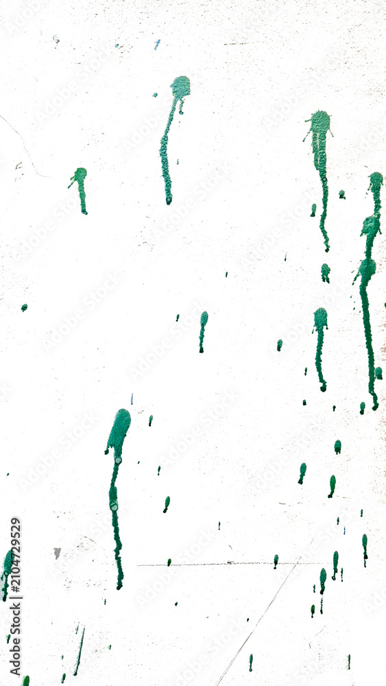 Obraz premium Colorful Dripping Paint Splashes on Wall Abstract Grunge Texture Background with Creative Artistic Stains 