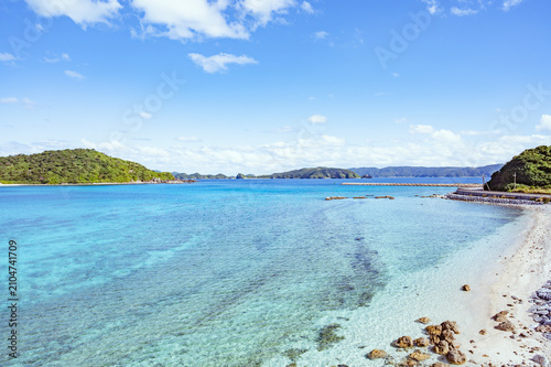 慶良間諸島　慶留間島の海岸