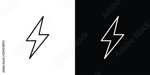 Photos Energy icon minimal logos pack. EPS10