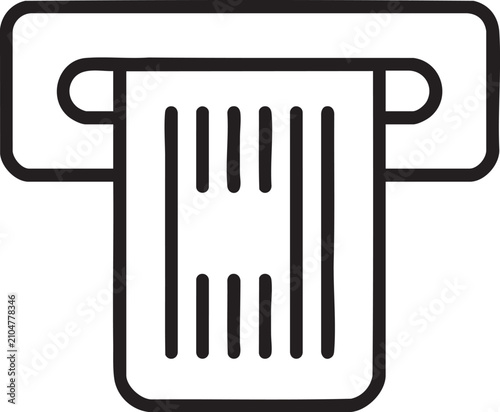 Fotografie icon, banking, dollar, bank, payment, atm, debit, cash, app, set, business, pay,