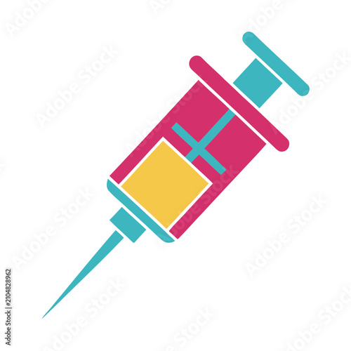 Stylized Syringe Icon