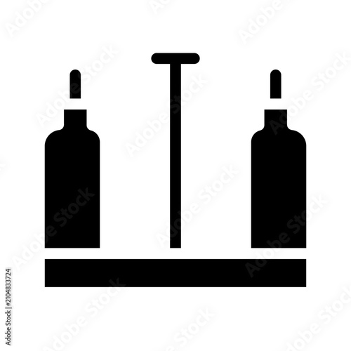 Photography cruet glyph icon