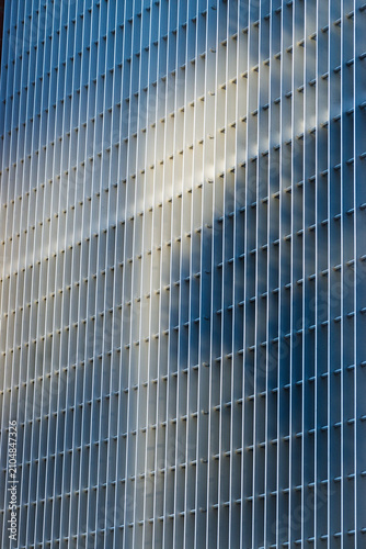 sunlight on metal mesh grate