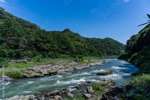 夏の長瀞渓谷